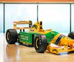 Benetton B192, monopostul cu care Michael Schumacher a obținut prima victorie, vândut pentru 5 milioane de euro / foto: broadarrowauctions.com