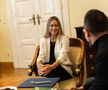Anna Bondar, în vizită oficială la Peter Szijjarto, ministrul maghiar al afacerilor externe și comerțului/Foto: Facebook (Peter Szijjarto)