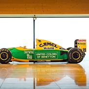 Benetton B192, monopostul cu care Michael Schumacher a obținut prima victorie, vândut pentru 5 milioane de euro /  foto: broadarrowauctions.com