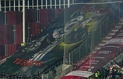 Ultrașii Petrolului le-au făcut pe toate în Giulești: s-au bătut între ei, au afișat o scenografie spectaculoasă, apoi unii dintre ei au fost evacuați