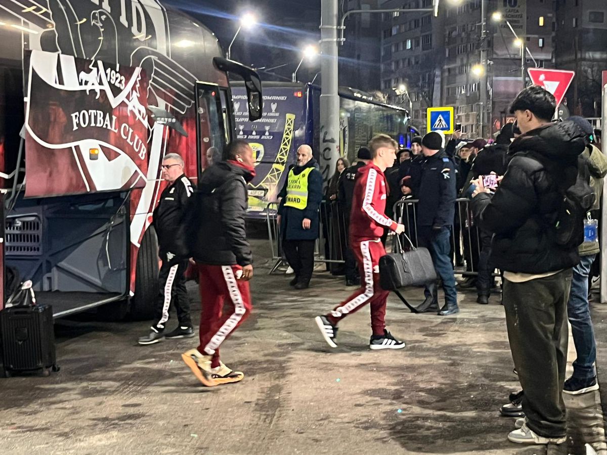 Rapid - Petrolul, imagini înainte de meci