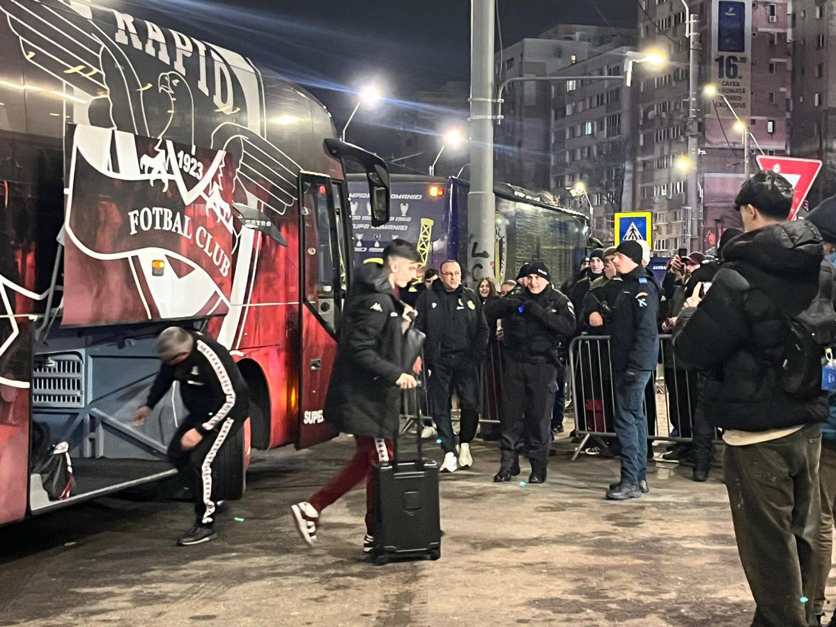 Rapid - Petrolul, imagini înainte de meci