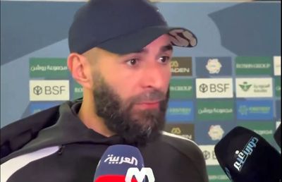 Karim Benzema i-a dat trei goluri lui Șumudică și a intrat în conflict cu un jurnalist: „Vrei să vorbim despre asta?”