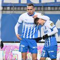 David Matei, impact total în Universitatea Craiova - Oțelul Galați. Foto: Imago
