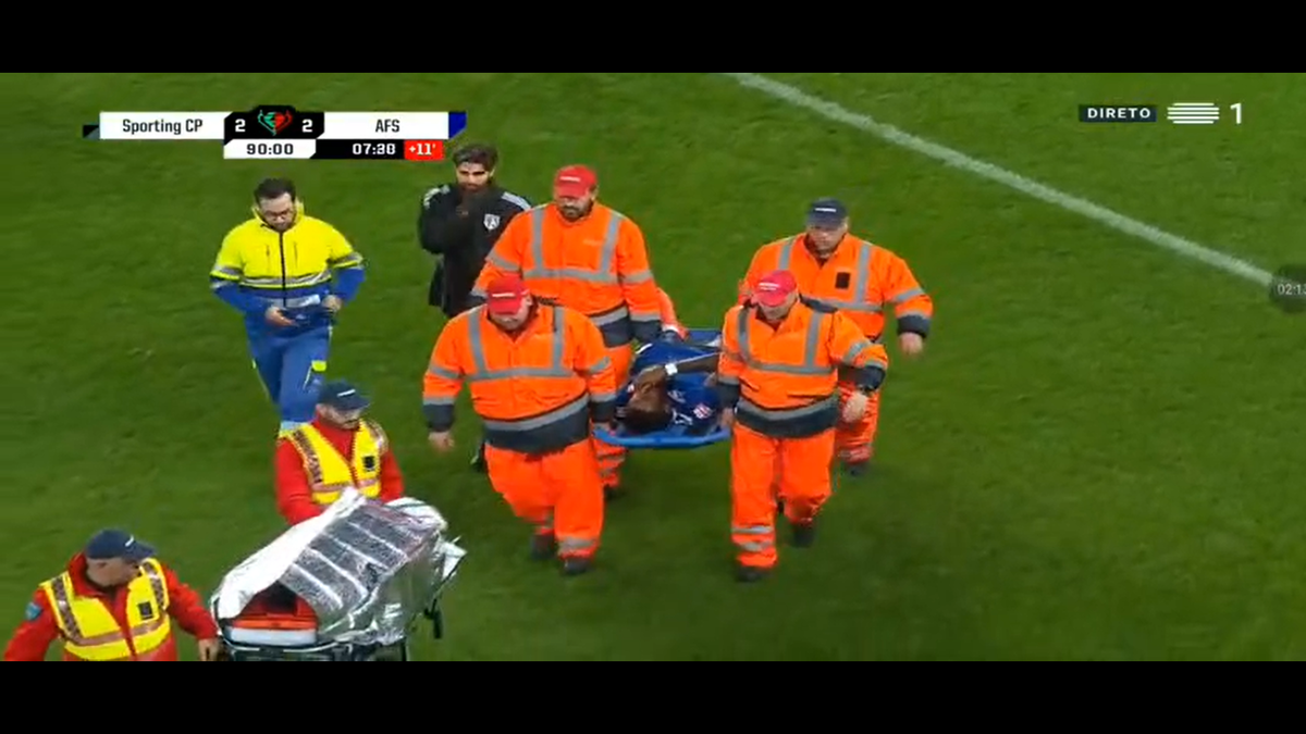 Antoine Baroan, accidentare groaznică în Sporting - AFS