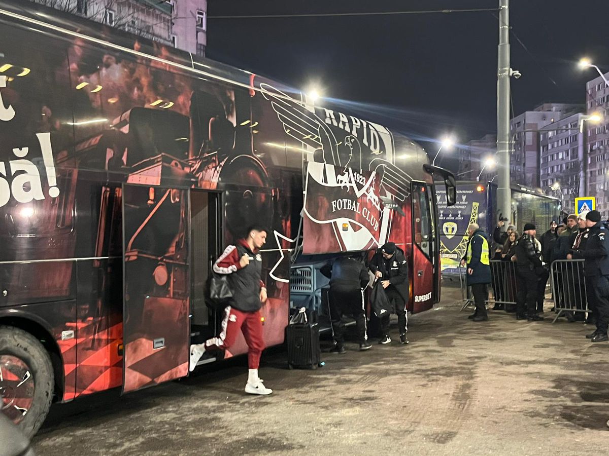 Rapid - Petrolul, imagini înainte de meci