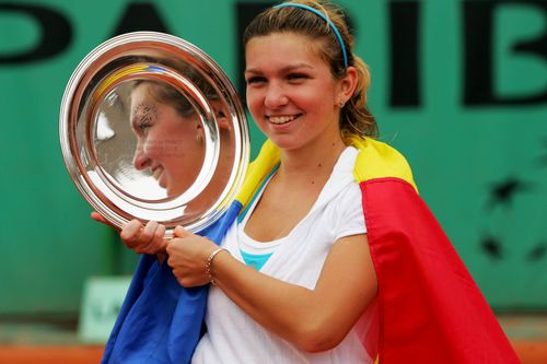 Simona Halep, campioană în 2008 la turneul junioarelor de la Roland Garros // Sursă foto: Guliver/Getty Images