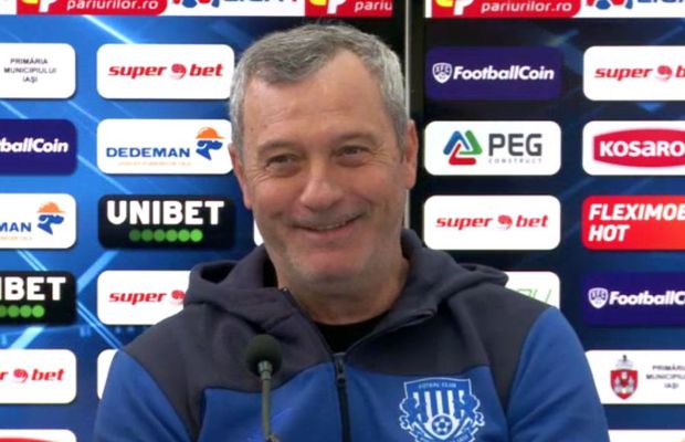 POLI IAȘI - DINAMO // Mircea Rednic, o nouă reacție savuroasă la conferință: „Nu mor caii când vor câinii” » Ce a provocat reacția „Puriului”