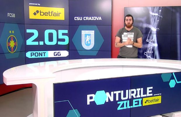 Trei ponturi pe care nu trebuie să le ratezi în acest weekend » Cotă 2.05 la FCSB - CSU Craiova!