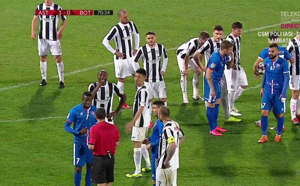 ASTRA - BOTOȘANI 1-0 // FOTO Oaspeții au cerut lovitură de la 11 metri pentru un henţ al lui Răduţ » Ce arată reluările