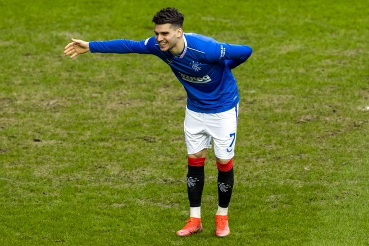 Prestația lui Ianis Hagi cu St. Mirren, analizată de scoțieni » Ce note a primit românul la meciul care o apropie pe Rangers de titlu