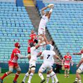 „Stejarii” au pierdut la limită în fața Rusiei / Sursă foto: Facebook Rugby România