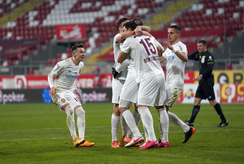 CFR Cluj a învins-o pe UTA, la Arad, scor 1-0, în runda cu numărul 26 din Liga 1.