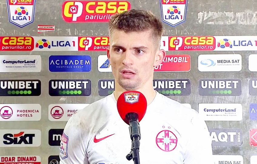 FCSB a câștigat meciul cu FC Voluntari, scor 1-0, datorită unui gol marcat de Octavian Popescu la ultima acțiune. Florin Tănase (27 de ani), căpitanul vicecampioanei, a a avut un discurs-maraton la finalul partidei.