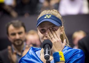 Dayana Yastremska, în lacrimi, după finala pierdută la Lyon: „Am încercat să lupt pentru Ucraina”