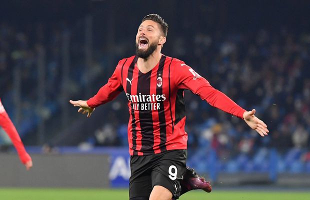 Napoli - AC Milan 0-1 » Schimbare de lider în Serie A. Olivier Giroud, eroul „rossonerilor”