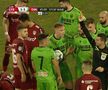 Steliano Filip, eliminat în meciul CFR - Dinamo
Foto: captură telekom