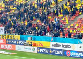FCSB, ignorată de galerie la meciul cu Voluntari » Singurul mesaj afișat pe Arena Națională