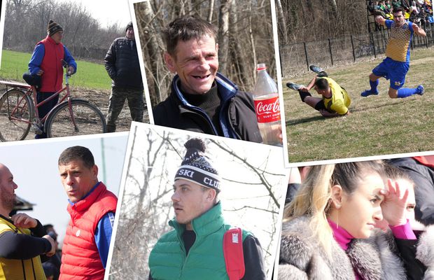 Reportaj savuros din fotbalul foarte mic, la Puchenii Mari - Cocorăștii Colț » „A fost porcu' gras, d-aia avem numai rotofei în echipă! Sunt campion mondial la pahare, țuica mea e vitamină curată”