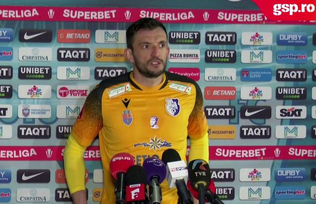 Straton, surprins că Argeș e pe loc retrogradabil: „Când am venit aici, m-am gândit că ne vom bate la play-off”