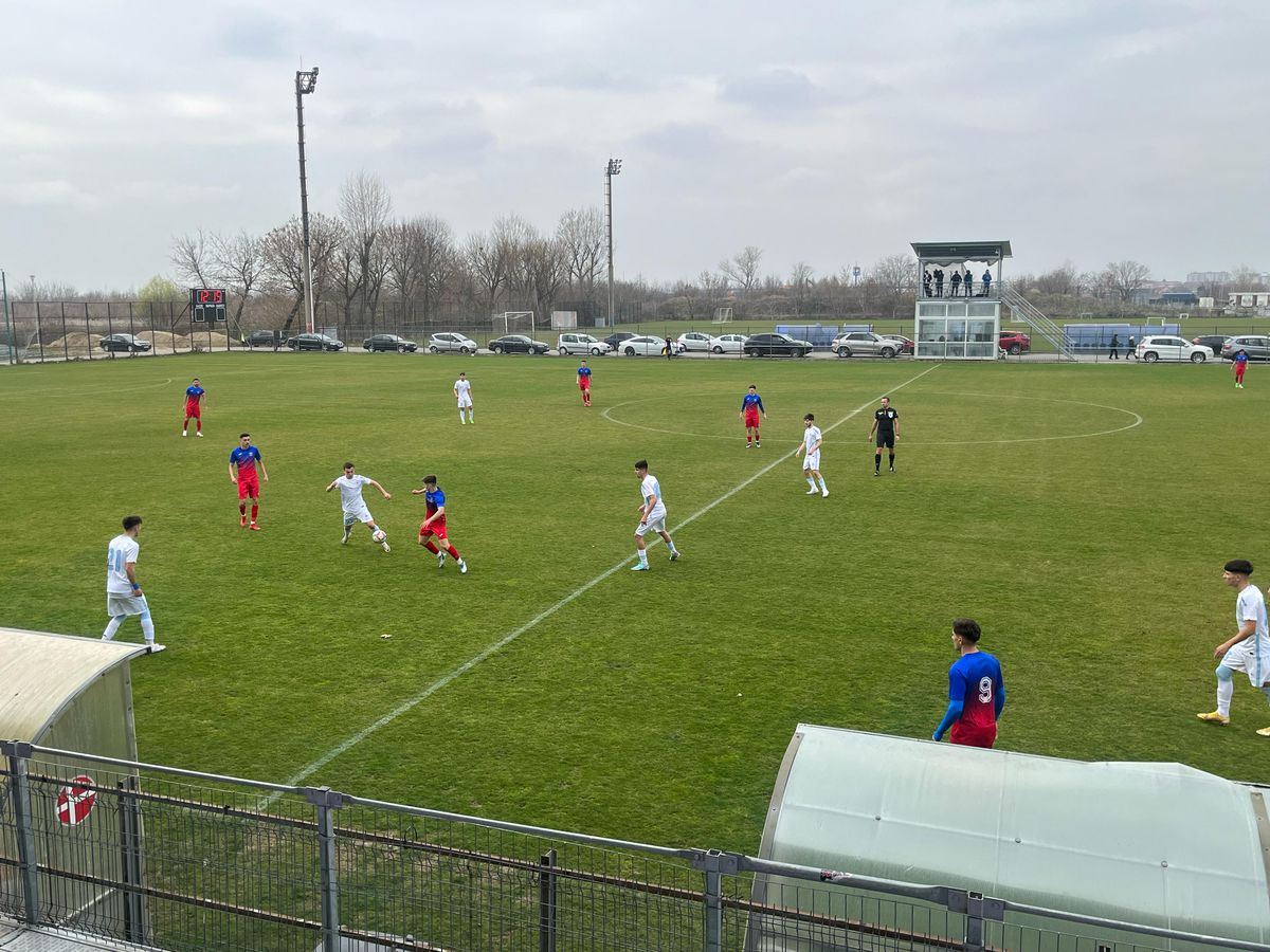 FCSB, victorie zdrobitoare în derby-ul orgoliilor cu CSA Steaua din Liga de Tineret