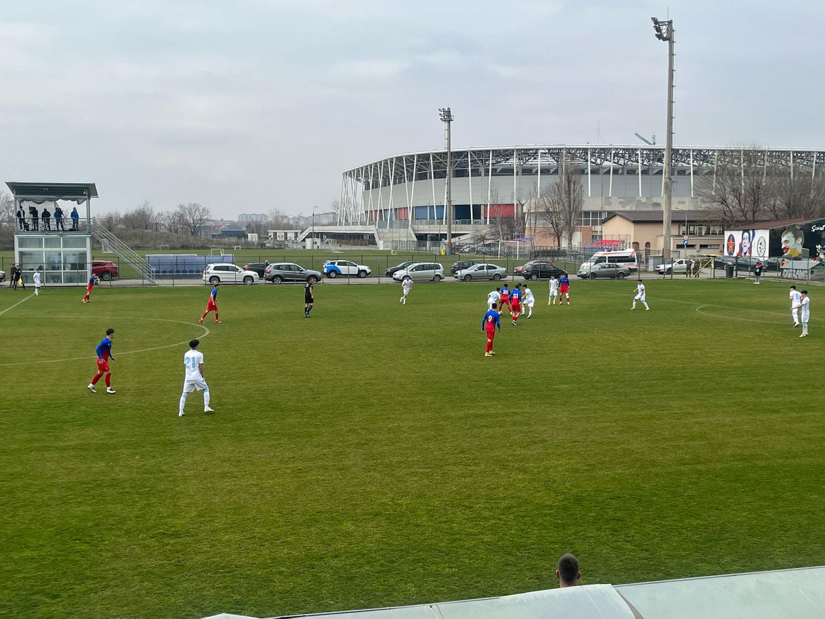 FCSB, victorie zdrobitoare în derby-ul orgoliilor cu CSA Steaua din Liga de Tineret