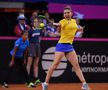Simona Halep în semifinala BJK Cup Franța-România Foto: Raed Krishan (GSP)