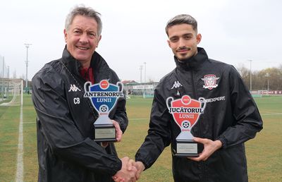 Rapid le-a luat fața! » Cristiano Bergodi a fost ales „Antrenorul lunii februarie”, iar Albion Rrahmani - „Jucătorul lunii februarie”!