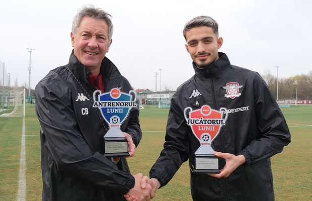 Rapid le-a luat fața! » Cristiano Bergodi a fost ales „Antrenorul lunii februarie”, iar Albion Rrahmani - „Jucătorul lunii februarie”!