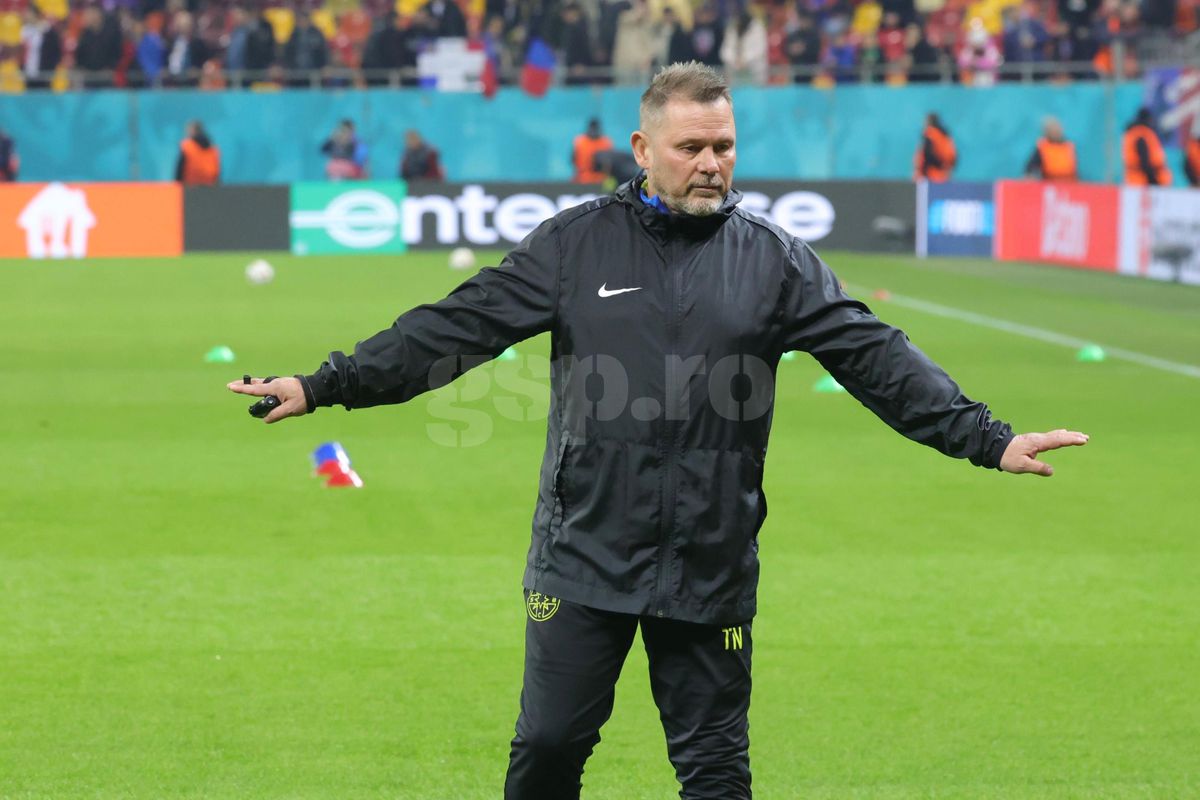 FCSB - Lyon, imagini de la încălzire