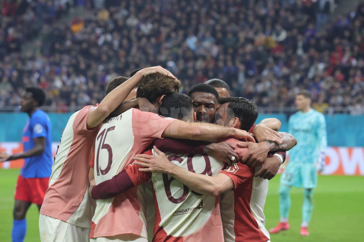 FCSB - Lyon, imagini din partidă