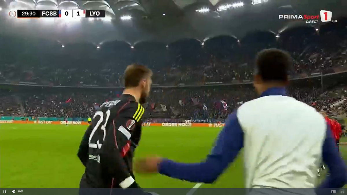 Gol controversat în FCSB - Lyon: ce spune regulamentul