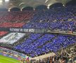 Din Stăpânul Inelelor, 300 sau Biblie? FCSB, scenografie înfricoșătoare la meciul cu Lyon: ce a apărut în Peluza Nord