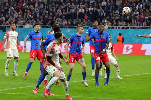 FCSB - Lyon s-a terminat 1-3
