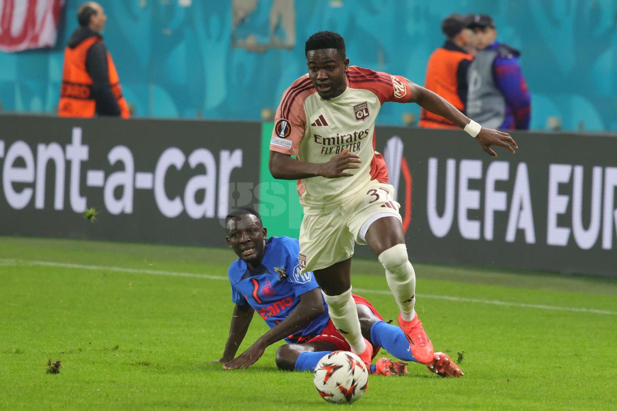 FCSB - Lyon, imagini din partidă