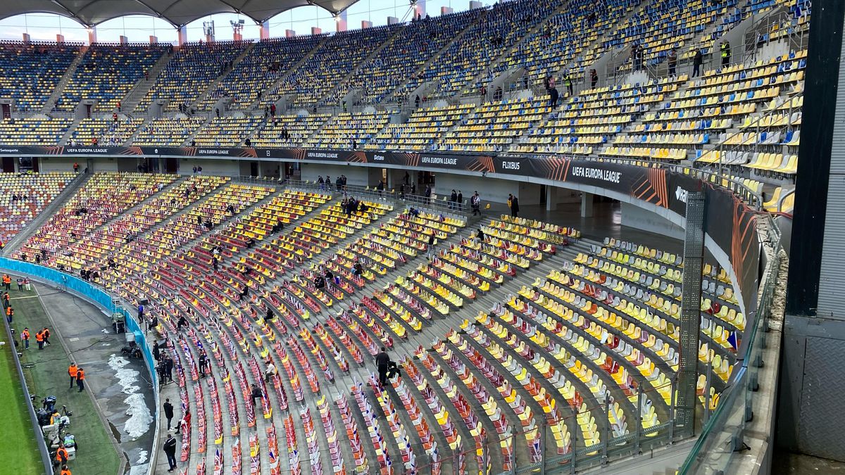 FCSB - Lyon, imagini dinaintea partidei