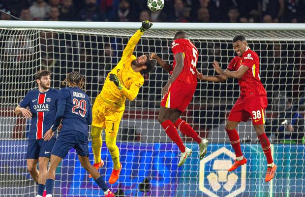 PSG - Liverpool 0-1. Alisson l-a impresionat și pe Schmeichel: „Una dintre cele mai bune evoluții ale unui portar pe care le-am văzut vreodată”