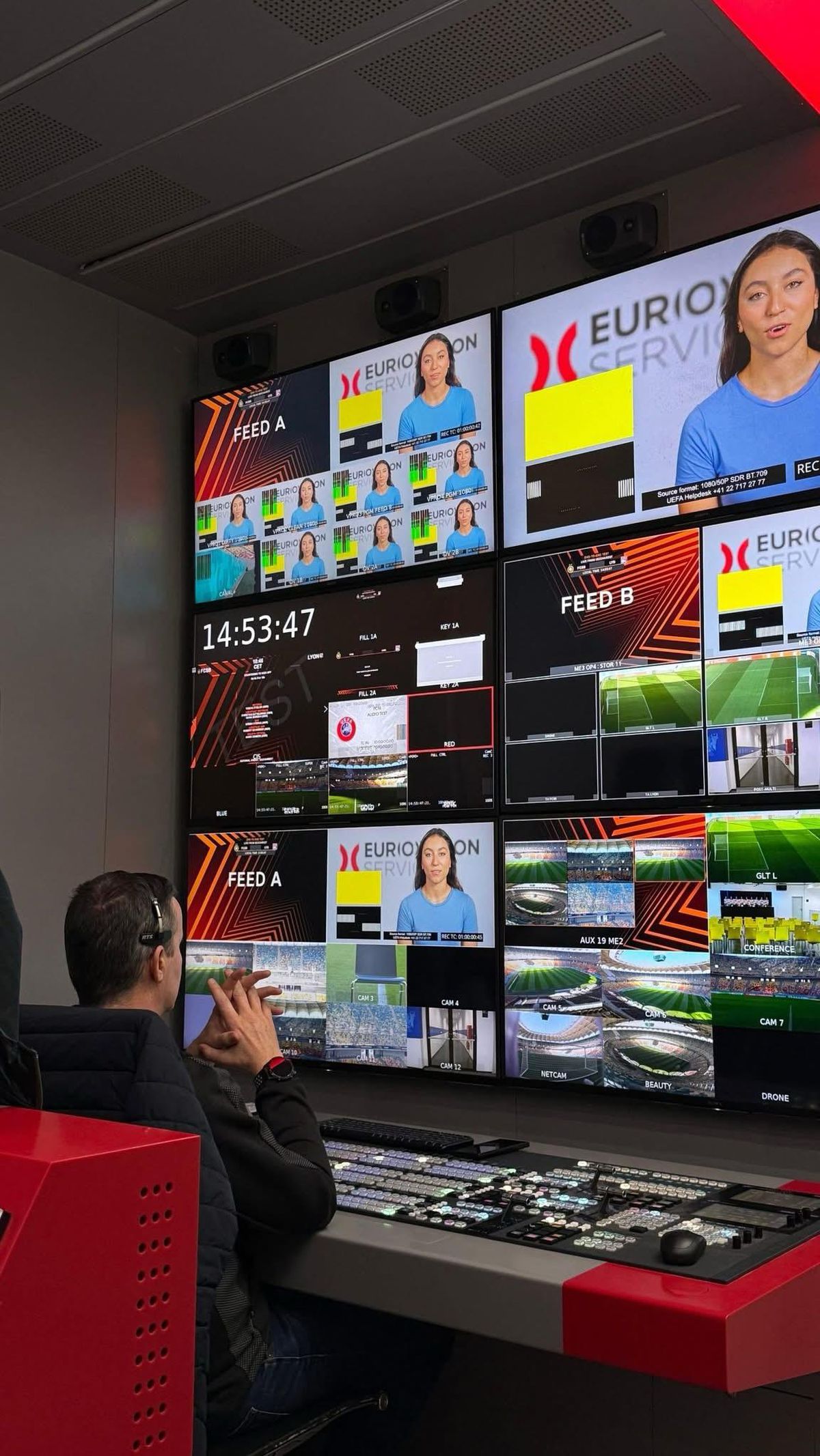 FCSB - Lyon, imagini dinaintea partidei