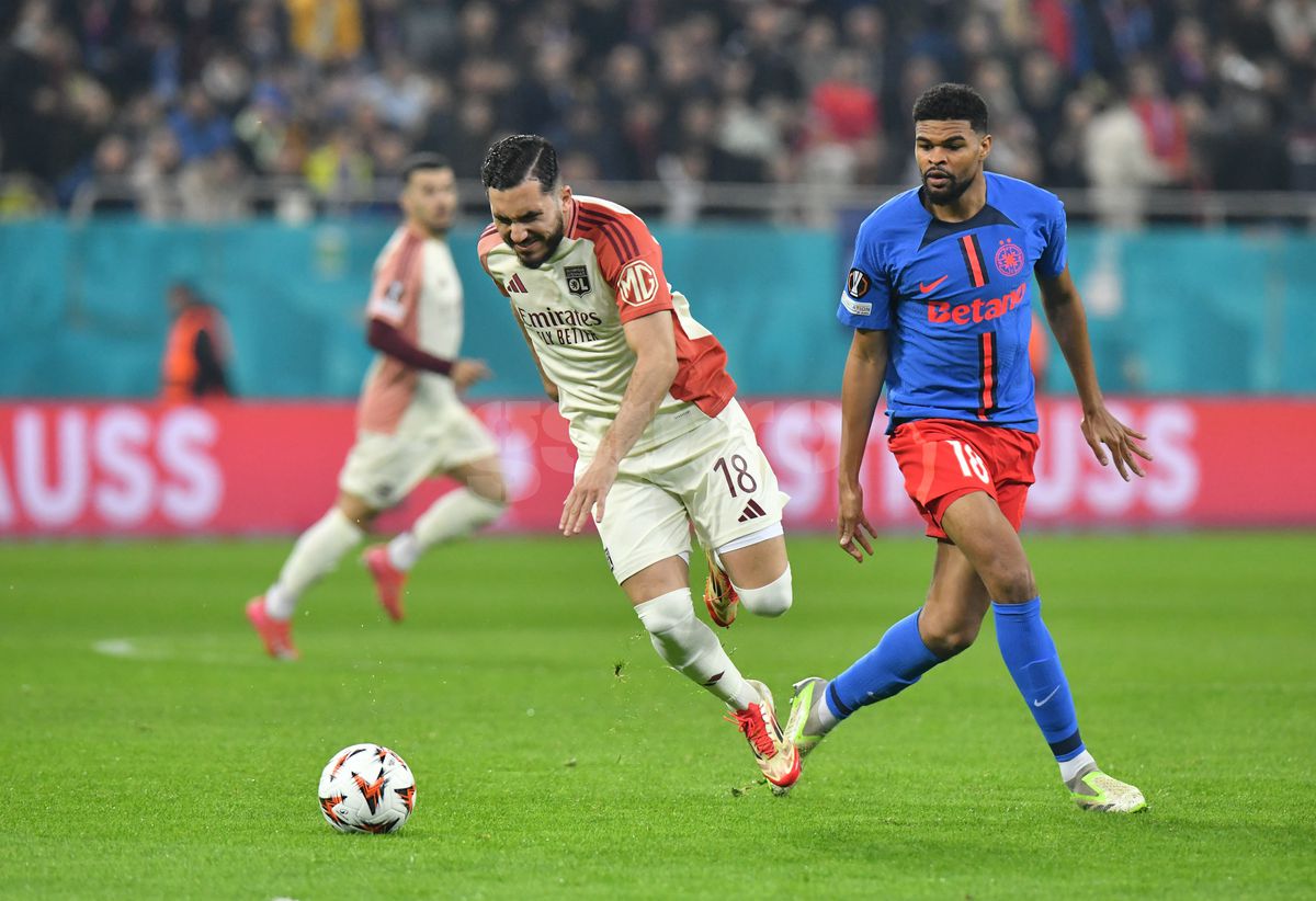 FCSB - Lyon, imagini din partidă