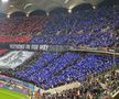 Din Stăpânul Inelelor, 300 sau Biblie? FCSB, scenografie înfricoșătoare la meciul cu Lyon: ce a apărut în Peluza Nord