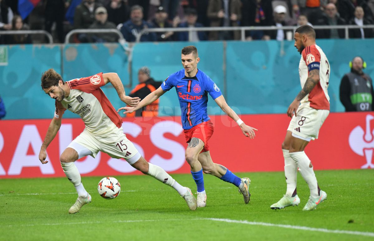 Ce șanse mai are FCSB, matematic, să treacă de Lyon