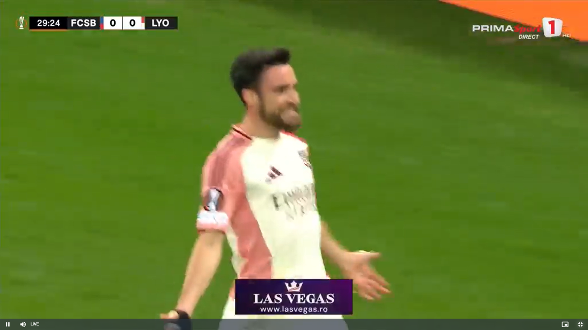 Gol controversat în FCSB - Lyon: ce spune regulamentul