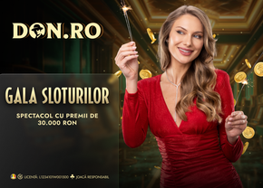 Gala Sloturilor: Donna deschide scena pentru 30.000 RON în joc!