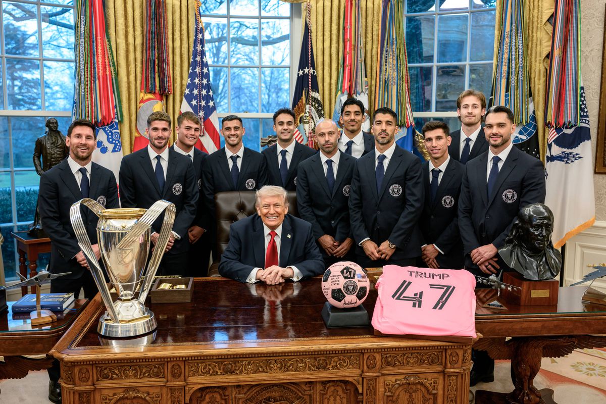 Donald Trump și Lionel Messi, la Casa Albă