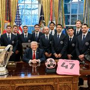 Donald Trump și Lionel Messi, la Casa Albă/ foto: Imago Images