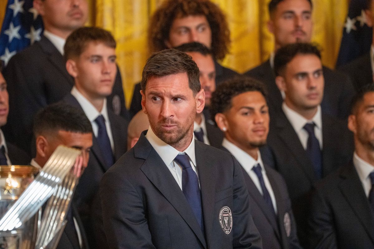 Donald Trump și Lionel Messi, la Casa Albă