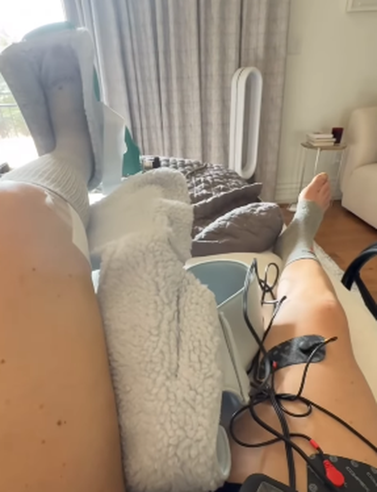 Lindsey Vonn a revenit acasă » Sportiva a început recuperarea la piciorul accidentat