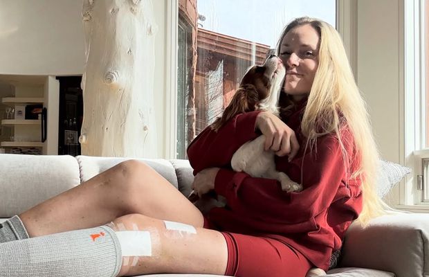 Lindsey Vonn a revenit acasă » Sportiva a început recuperarea la piciorul accidentat