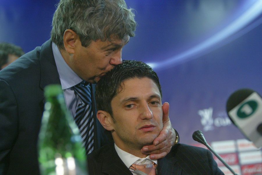 Mircea Lucescu, gest emoționant la finele partidei Șahtior Donețk - Rapid 0-1. Foto: Cristi Preda, GSP 20 de ani de la primăvara europeană din Giulești » Cum a ajuns Rapidul în 16-imile Cupei UEFA 2005-2006
