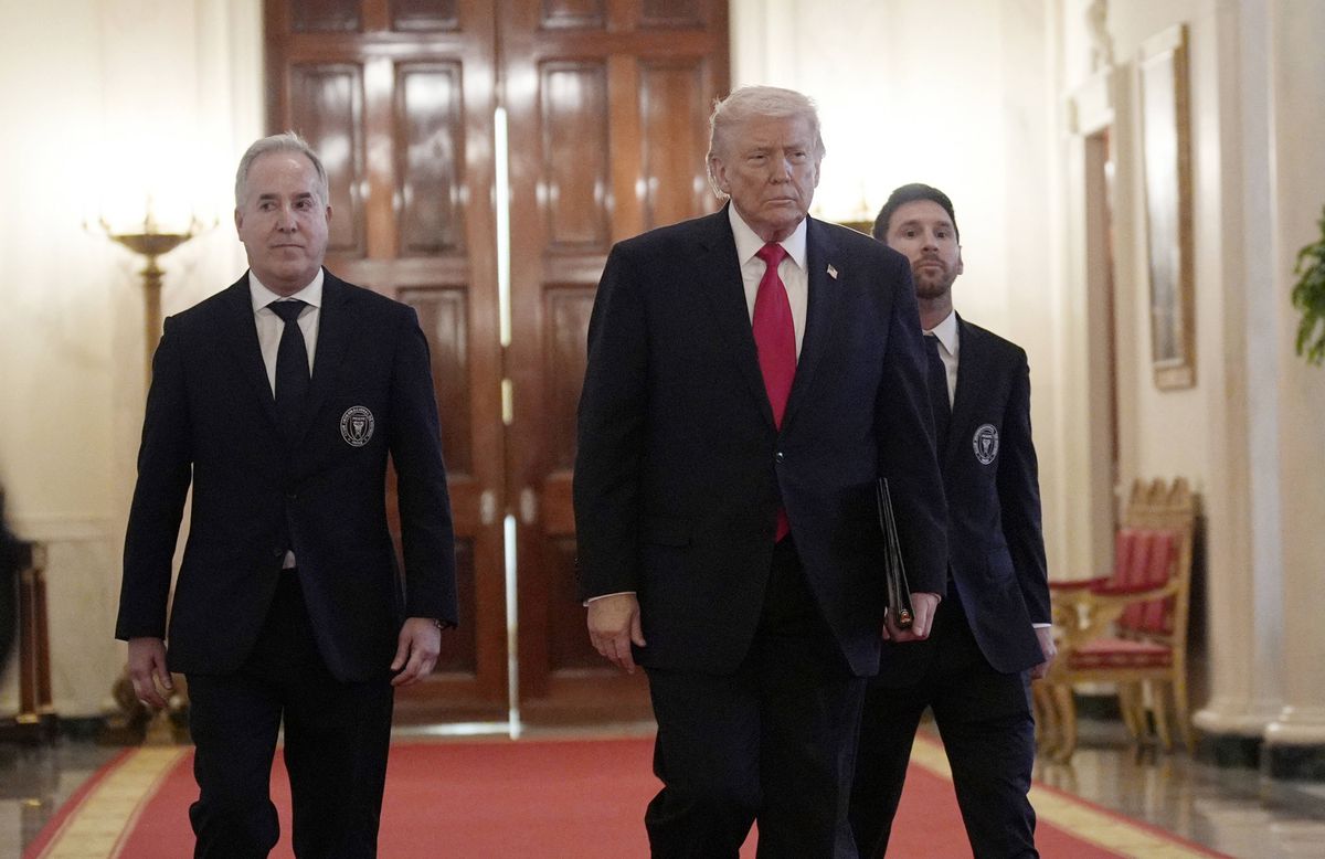 Donald Trump și Lionel Messi, la Casa Albă